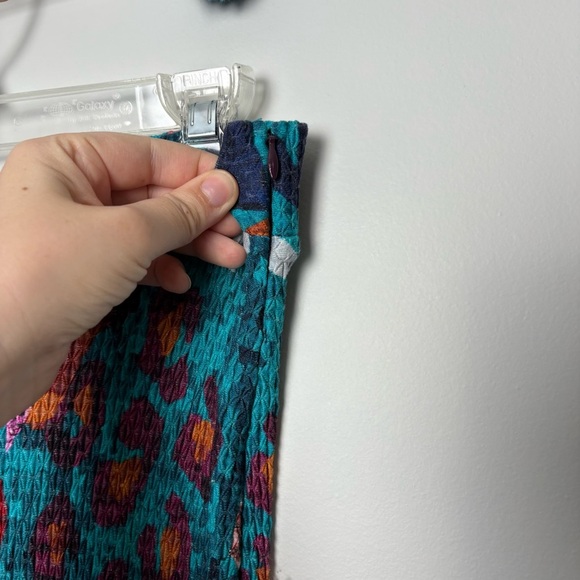 Anthropologie Farm Rio Gabriela Maxi Multicolor Textured Skirt - Picture 7 of 9